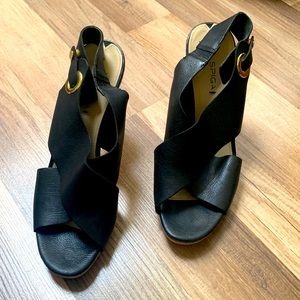 Via Spiga black heels with cork heal! Sexy ness!